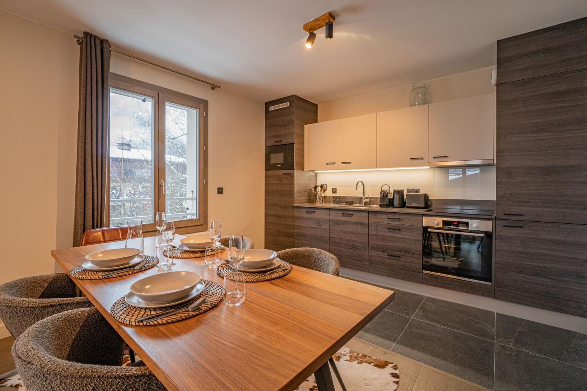 Perle Blanche - Brand New 2 Bedroom Apartment Perfectly Located Chamonix Extérieur photo